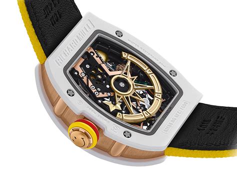 yellow band richard mille|Richard Mille automatic winding.